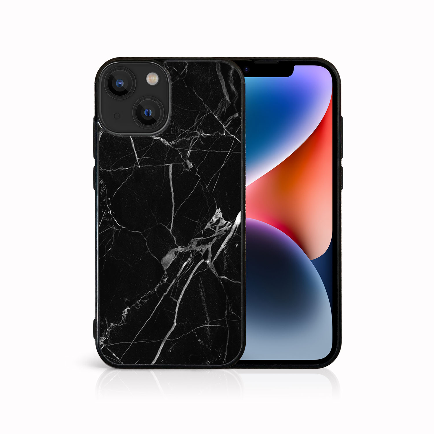 MY ART Ochranný Kryt Pro Apple IPhone 14 BLACK MARBLE (142)