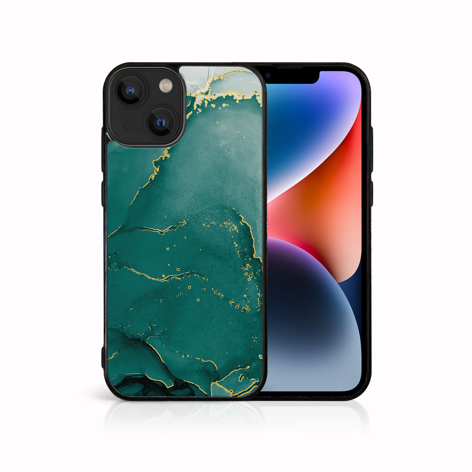 MY ART Ochranný Kryt Pro Apple IPhone 14 GREEN MARBLE (145)