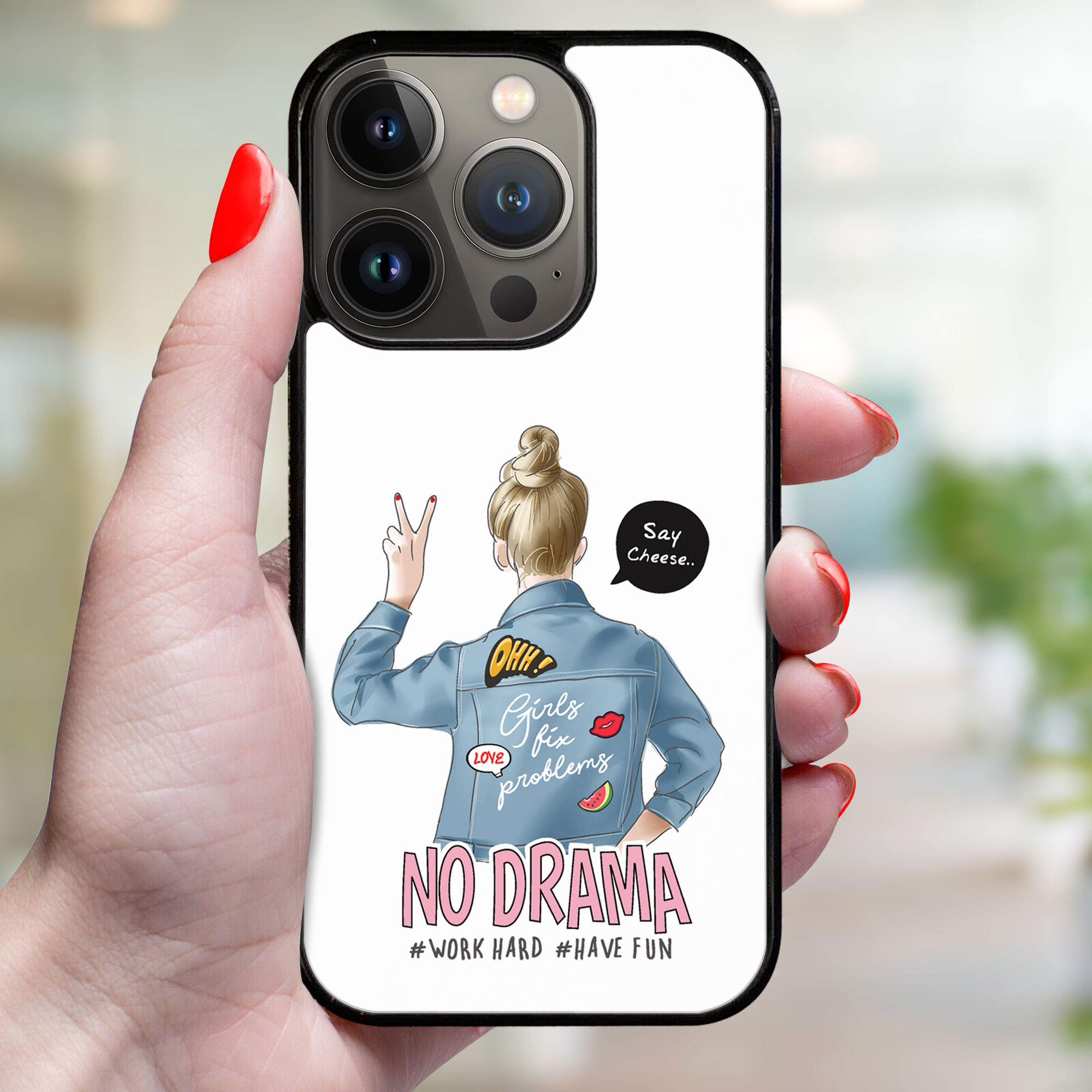 MY ART Ochranný Kryt Pre Apple IPhone 14 Pro  NO DRAMA (138)