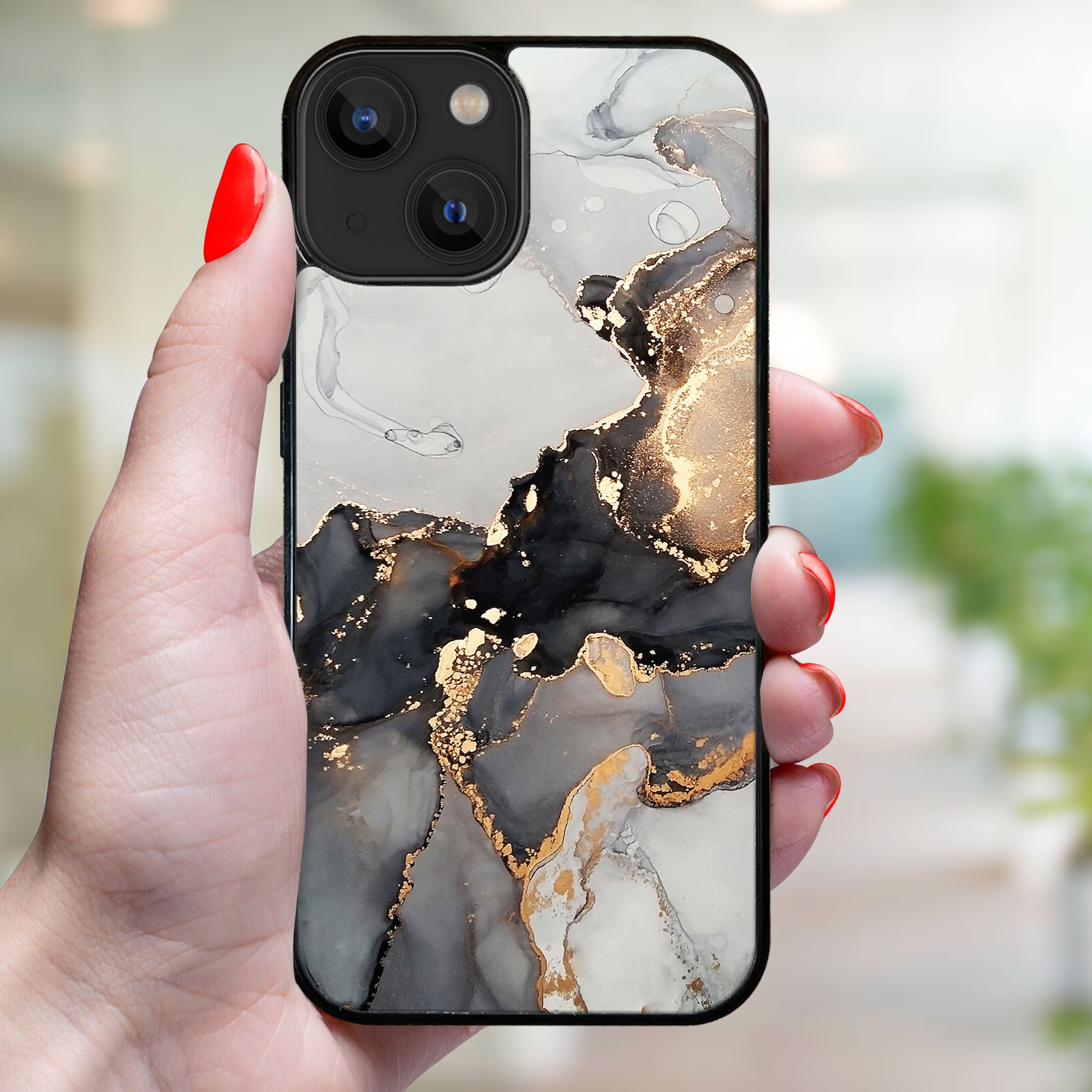 MY ART Ochranný Kryt Pro Apple IPhone 14 Plus GREY MARBLE (140)