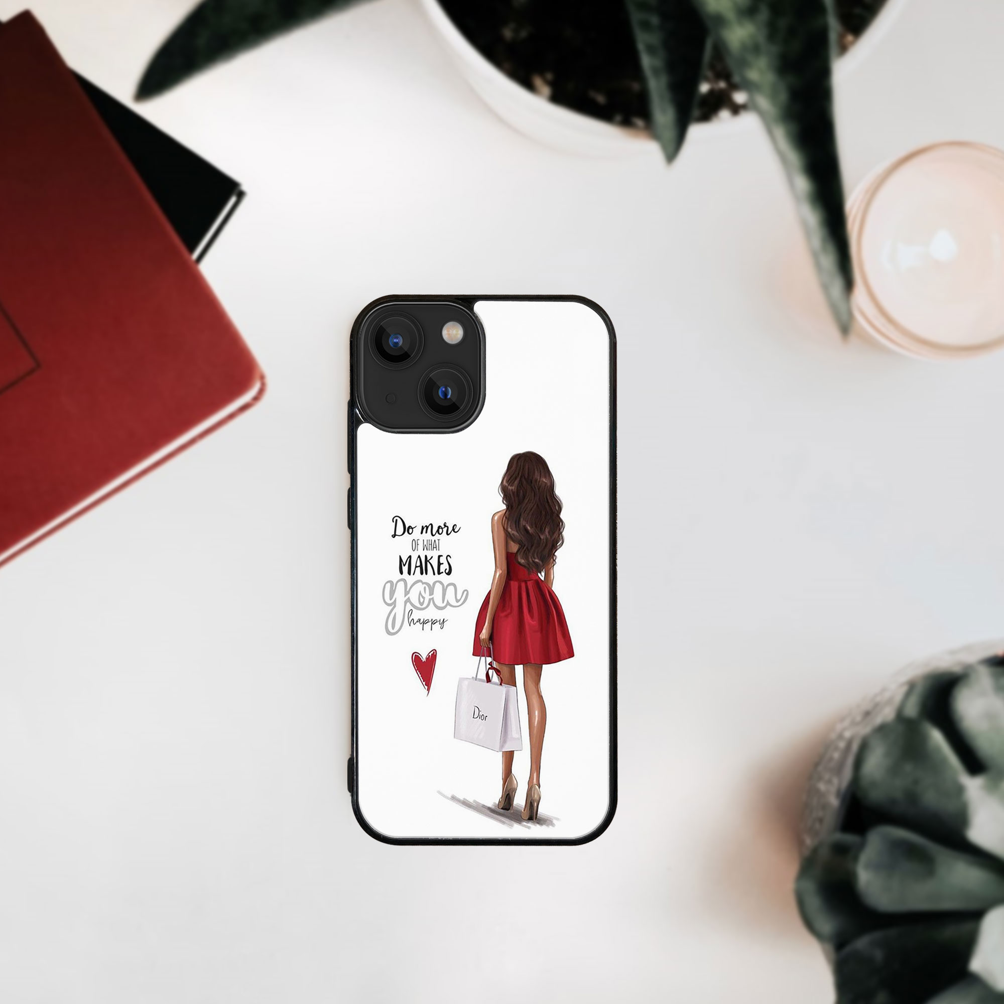 MY ART Ochranný Kryt Pro Apple IPhone 14 Plus RED DRESS (137)