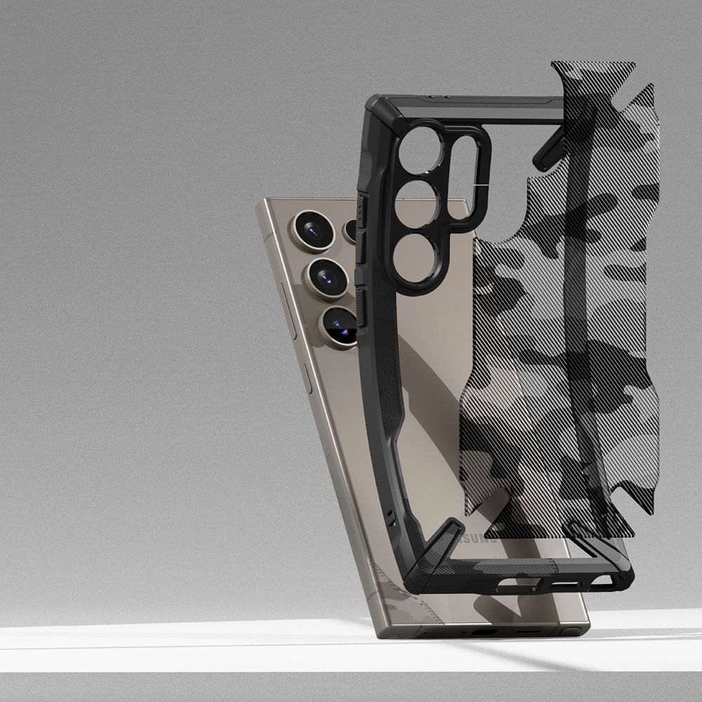 RINGKE FUSION X Kryt Pro Samsung Galaxy S24 Ultra 5G CAMO