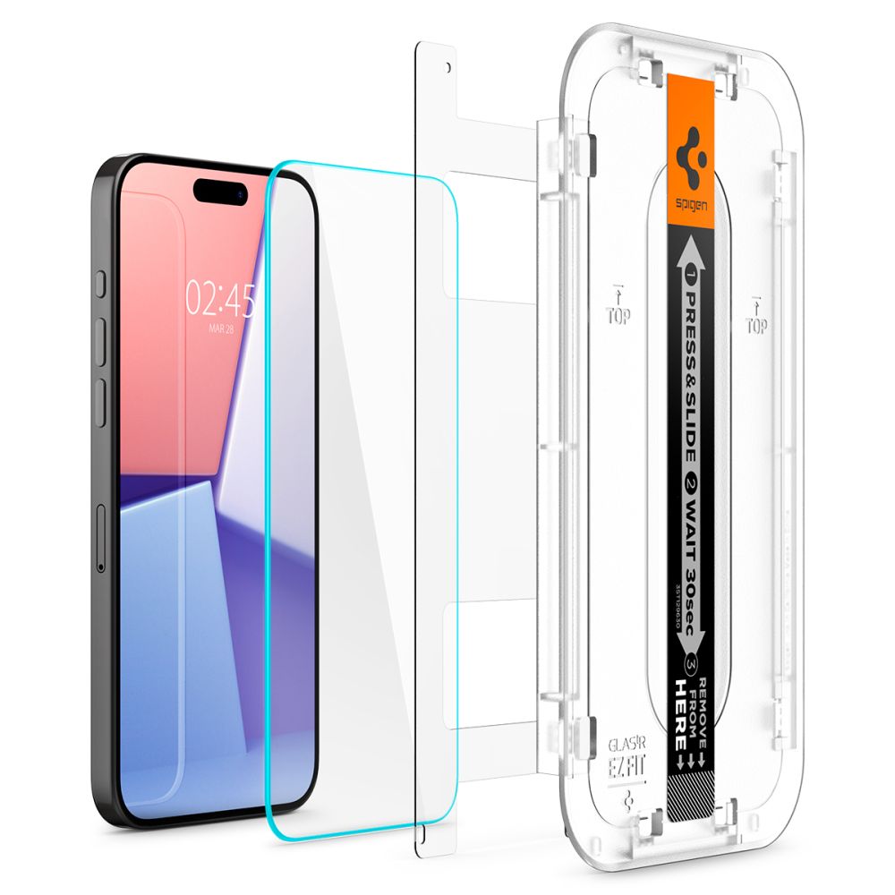 SPIGEN GLAS.tR EZ FIT 2x Ochranné Sklo Apple IPhone 15 Pro