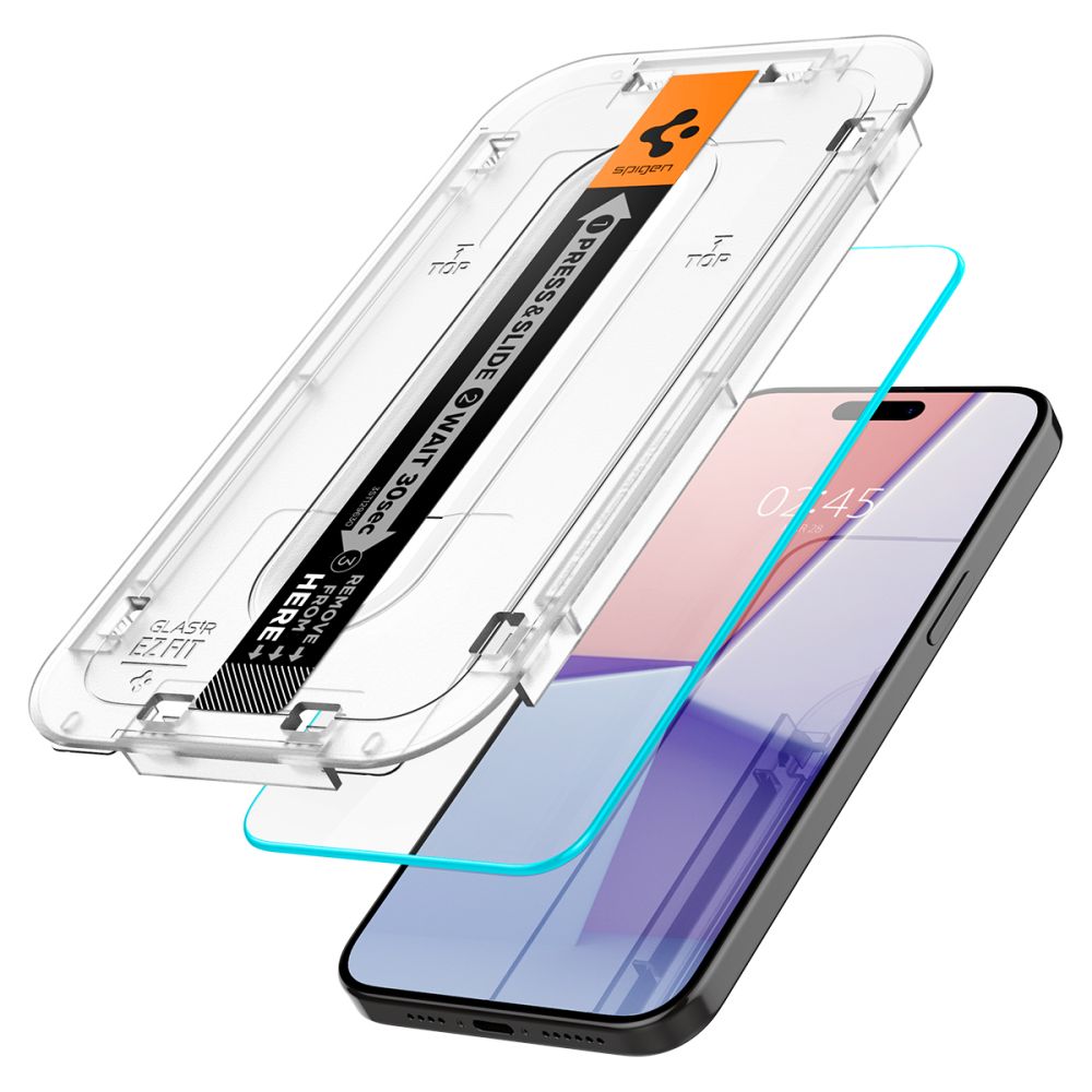 SPIGEN GLAS.tR EZ FIT 2x Ochranné Sklo Apple IPhone 15 Pro