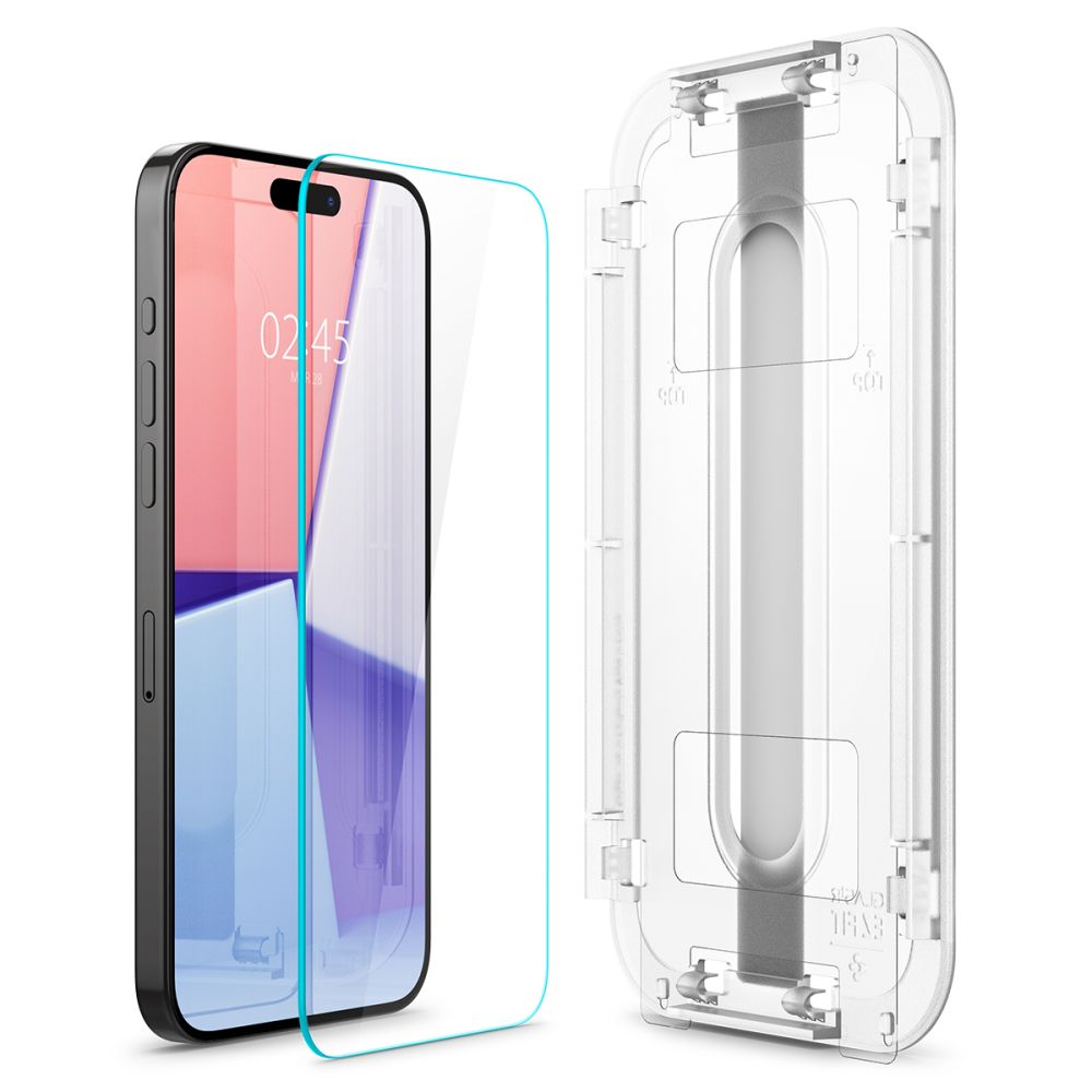 SPIGEN GLAS.tR EZ FIT 2x Ochranné Sklo Apple IPhone 15 Pro