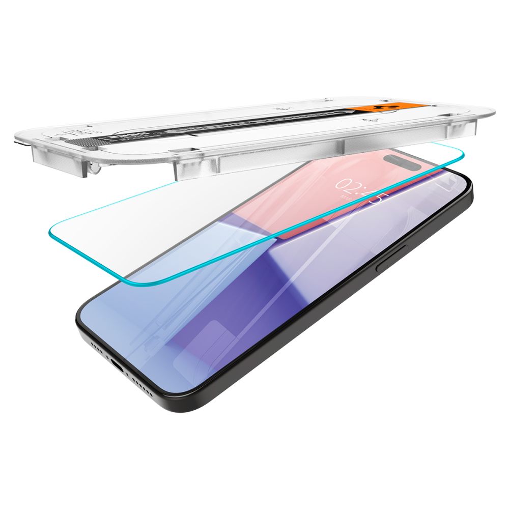 SPIGEN GLAS.tR EZ FIT 2x Ochranné Sklo Apple IPhone 15 Pro