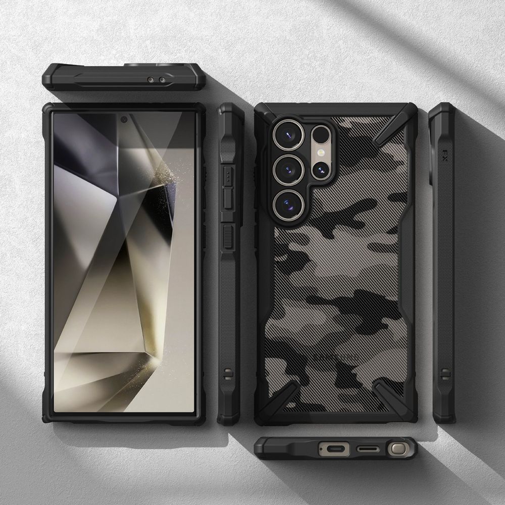 RINGKE FUSION X Kryt Pro Samsung Galaxy S24 Ultra 5G CAMO