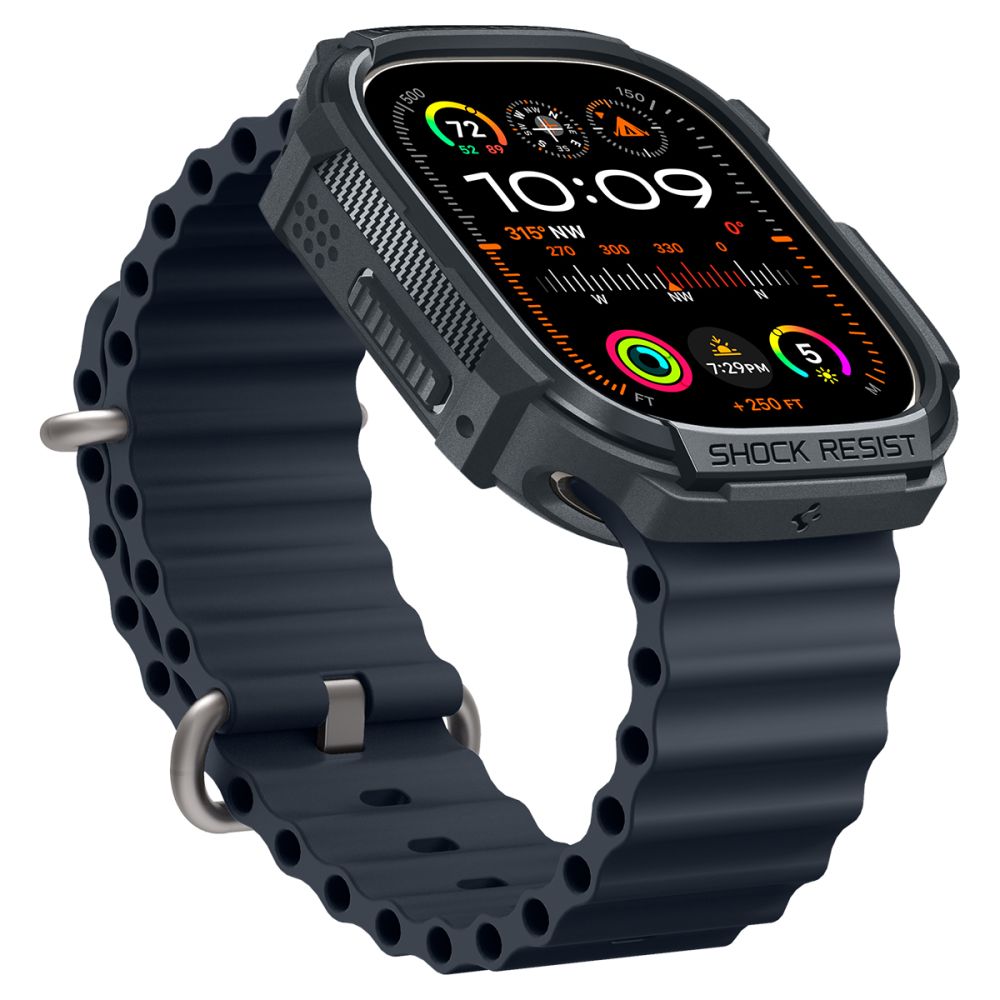 SPIGEN RUGGED ARMOR Obal Na Hodinky Apple Watch 1/2 49mm DARK GREY