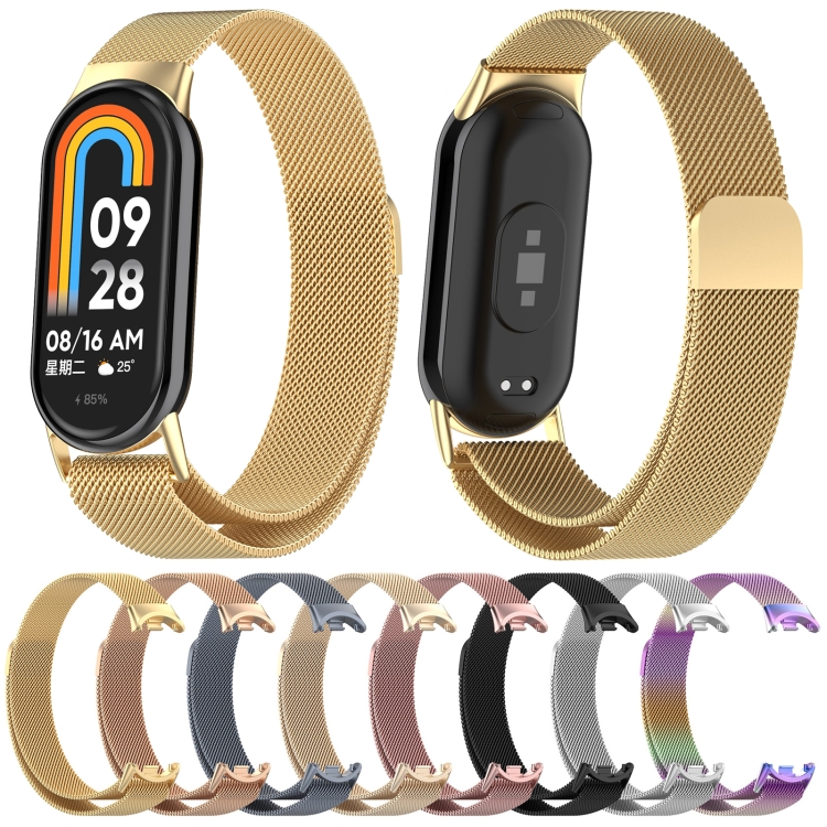 MILANESE Kovový řemínek Pro Xiaomi Smart Band 9 černý