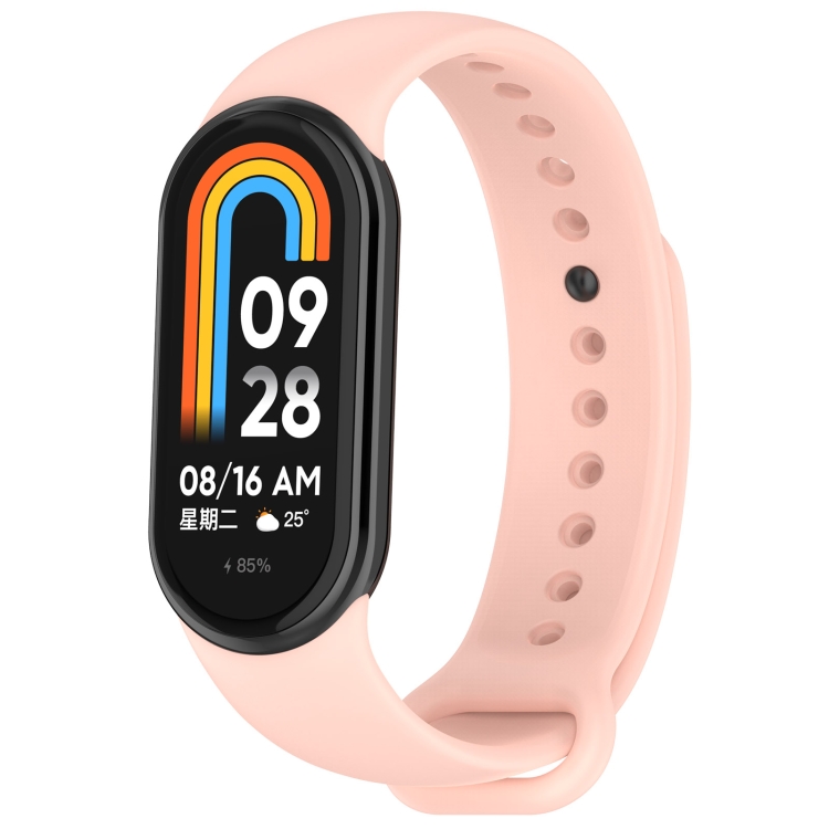 SILICONE Vyměnitelný řemínek Pro Xiaomi Smart Band 9 Růžový