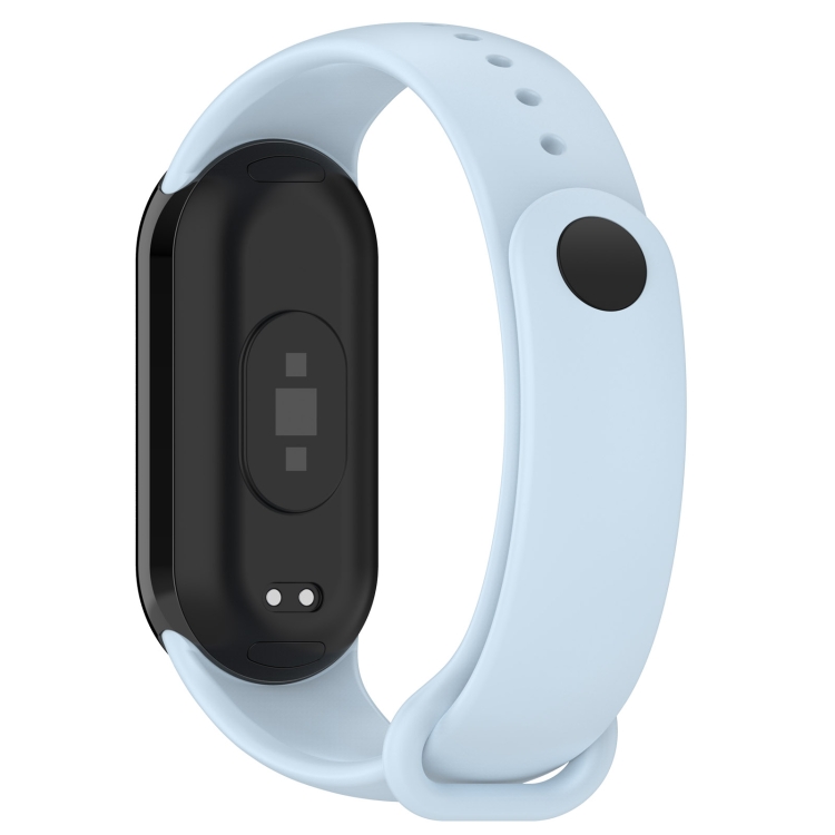 SILICONE Vyměnitelný řemínek Pro Xiaomi Smart Band 9 Světle Modrý