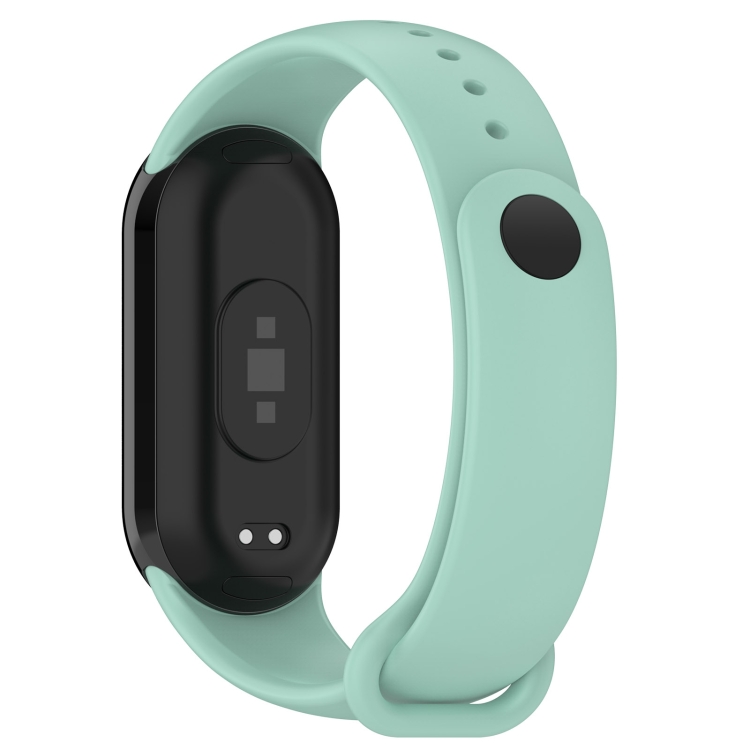 SILICONE Vyměnitelný řemínek Pro Xiaomi Smart Band 9 Světle Zelený