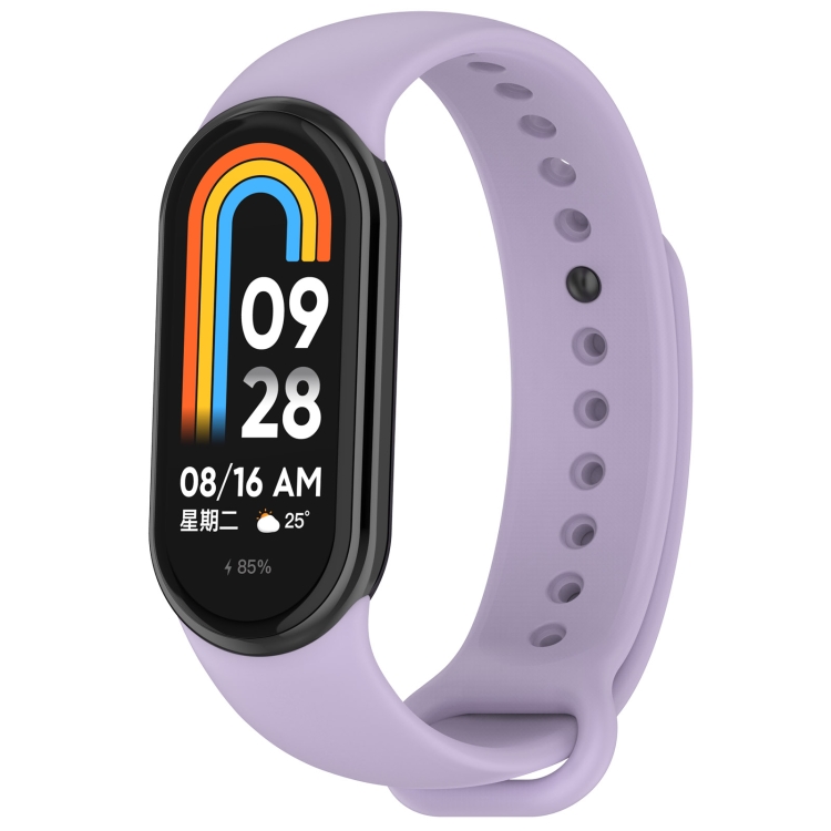 SILICONE Vyměnitelný řemínek Pro Xiaomi Smart Band 9 Fialový