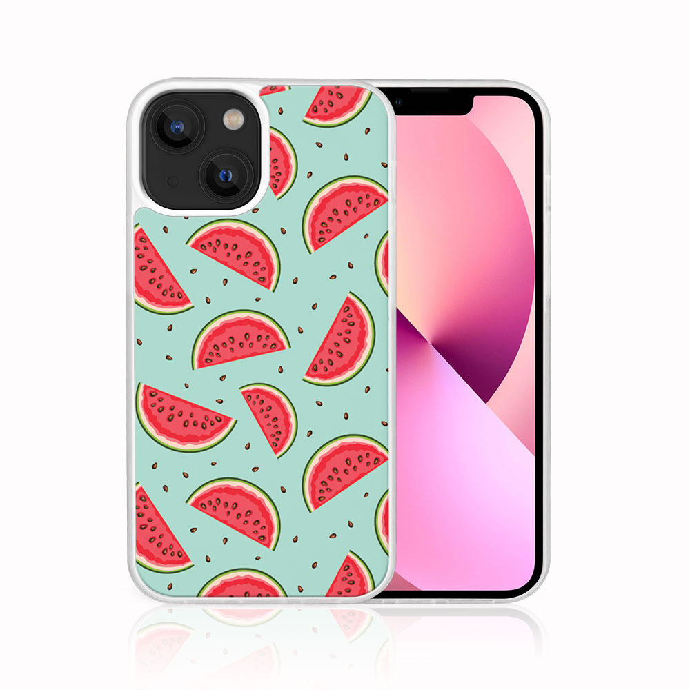 PROTEMIO 45069 MY ART Silikonový obal Apple iPhone 13 WATERMELON (120)