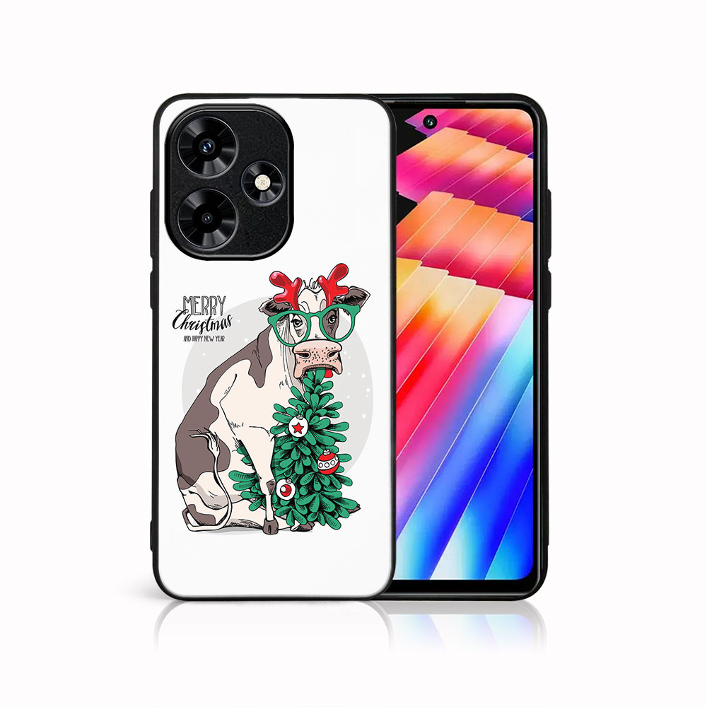 MY ART Kryt S Vánočním Designem Infinix Hot 30 MERRY CHRISTMAS (074)