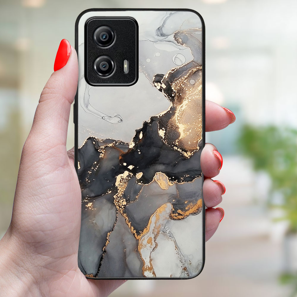 MY ART Ochranný Kryt Pro Motorola Moto G53 5G GREY MARBLE (140)