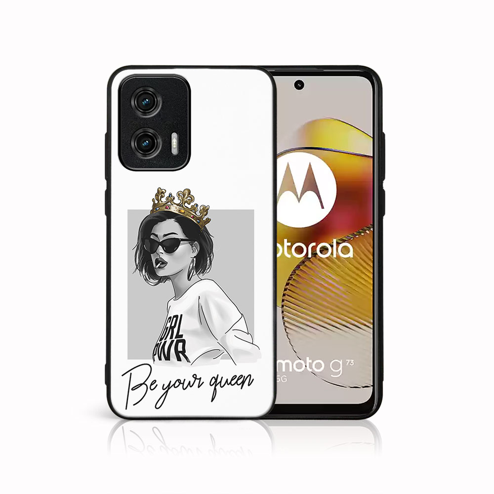 MY ART Ochranný Kryt Pro Motorola Moto G73 5G QUEEN (139)