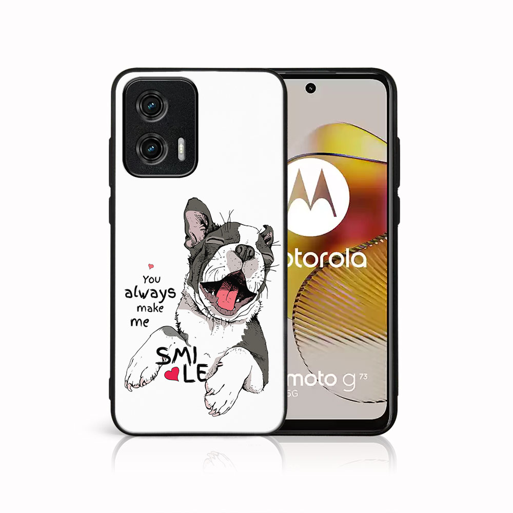 MY ART Ochranný Kryt Pro Motorola Moto G73 5G SMILE (189)