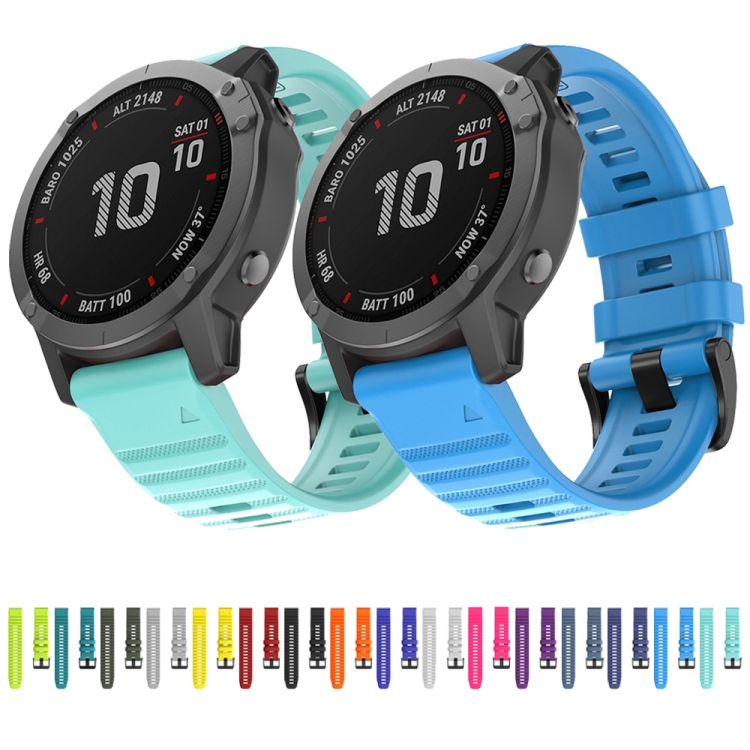 SILICONE Řemínek Garmin Fenix 7X Nebesky Modrý