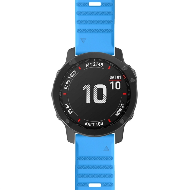 SILICONE Řemínek Garmin Fenix 7X Nebesky Modrý