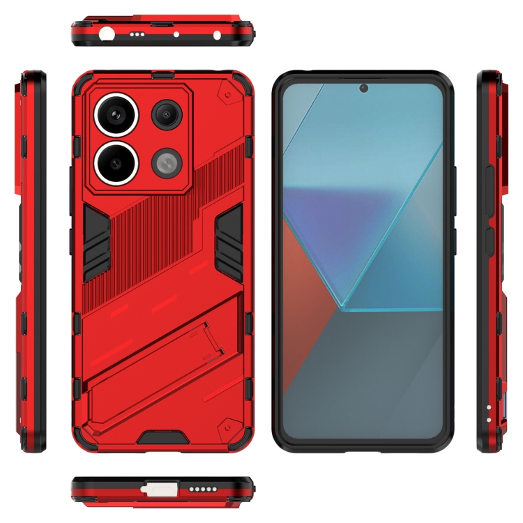 BIB Ochranný Kryt Pre Xiaomi Redmi Note 13 Pro 5G / Xiaomi Poco X6 5G červený