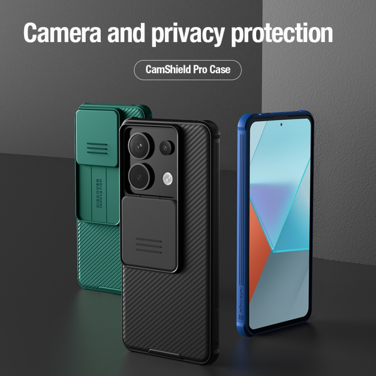 NILLKIN CAM SHIELD PRO Kryt Pro Xiaomi Redmi Note 13 Pro 5G / Xiaomi Poco X6 5G Modrý