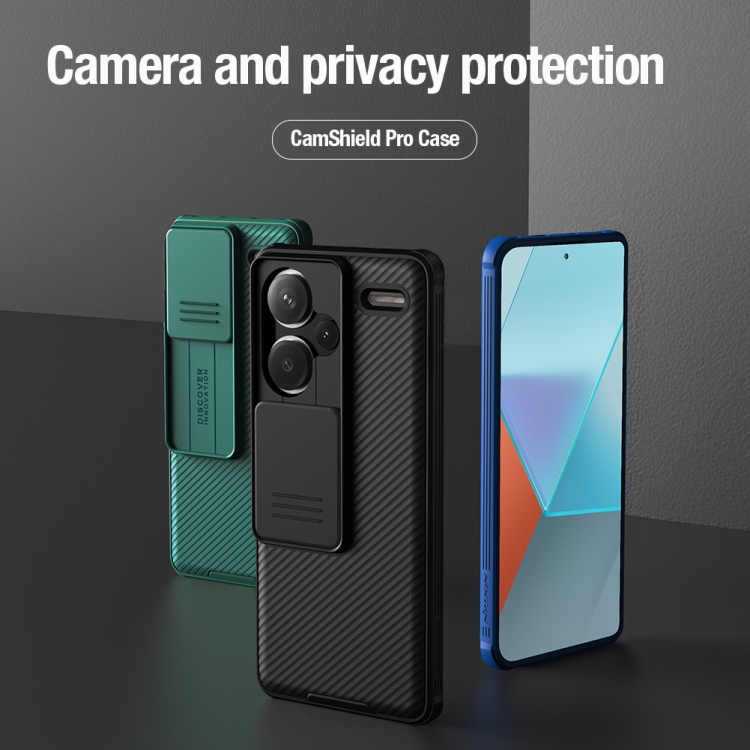 NILLKIN CAM SHIELD PRO Kryt Pro Xiaomi Redmi Note 13 Pro+ 5G Modrý