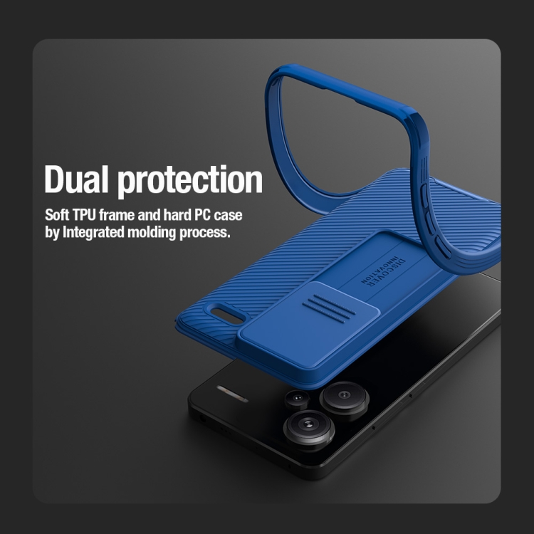 NILLKIN CAM SHIELD PRO Kryt Pro Xiaomi Redmi Note 13 Pro+ 5G Modrý