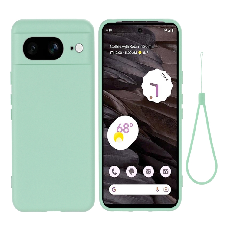 RUBBER Ochranný Kryt Pro Google Pixel 8 Zelený