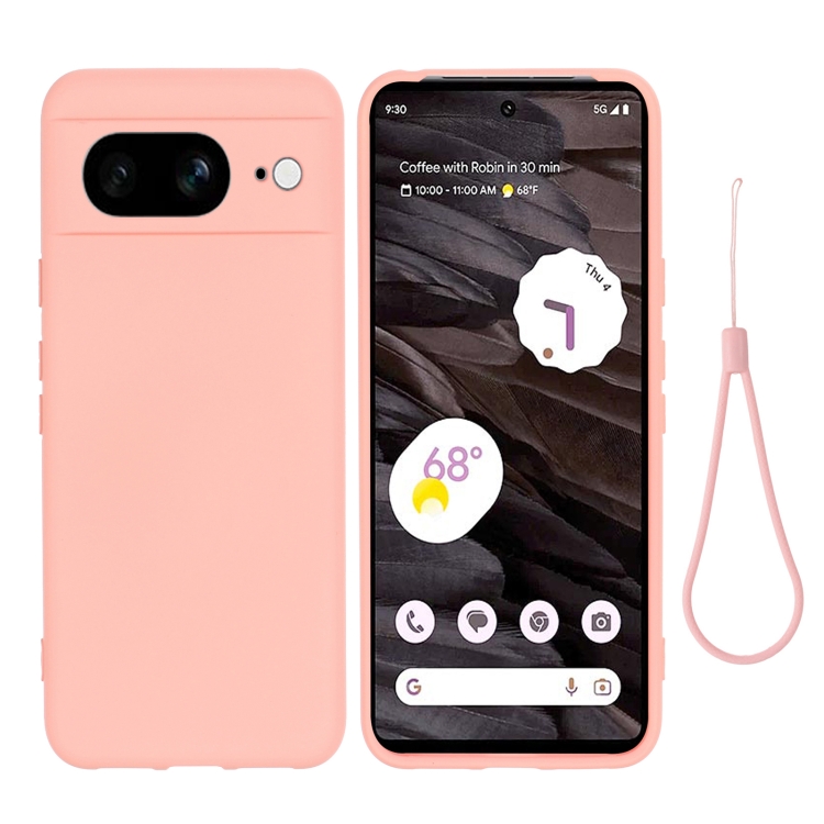 RUBBER Ochranný Kryt Pro Google Pixel 8 Růžový