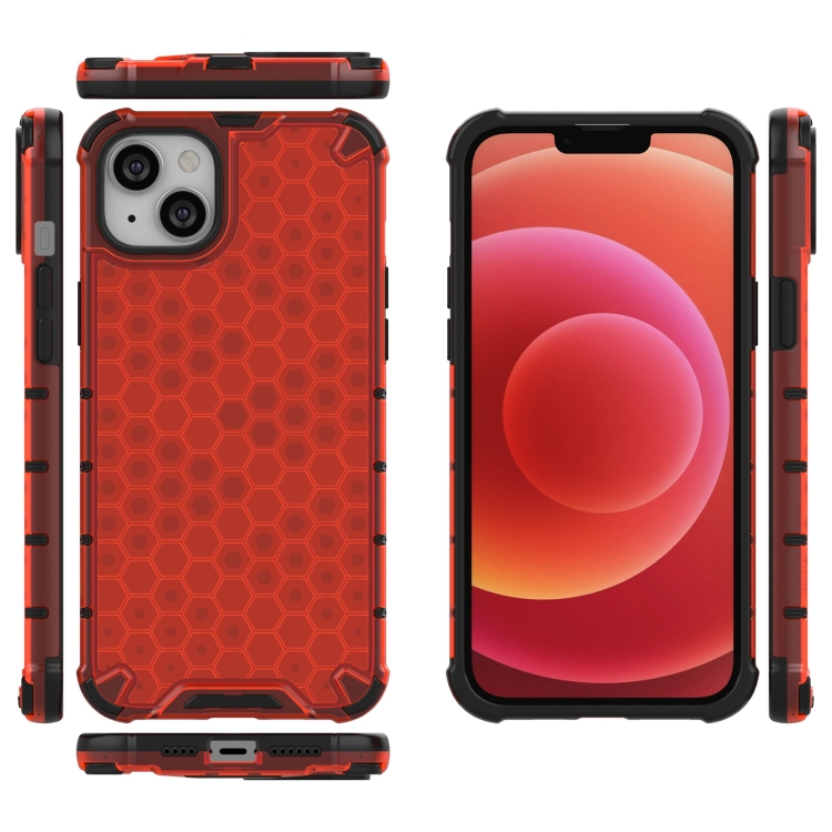 HONEYCOMB Ochranný Kryt Apple IPhone 15 Plus červený