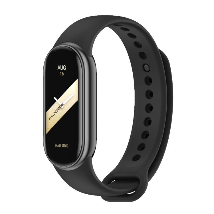 RUBBER Řemínek Pro Xiaomi Smart Band 8 černý