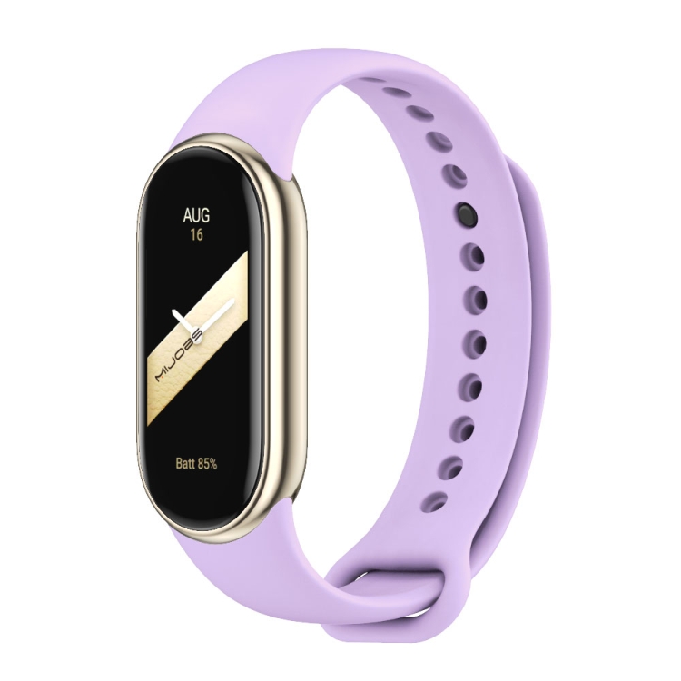 RUBBER Řemínek Pro Xiaomi Smart Band 8 Světle Fialový