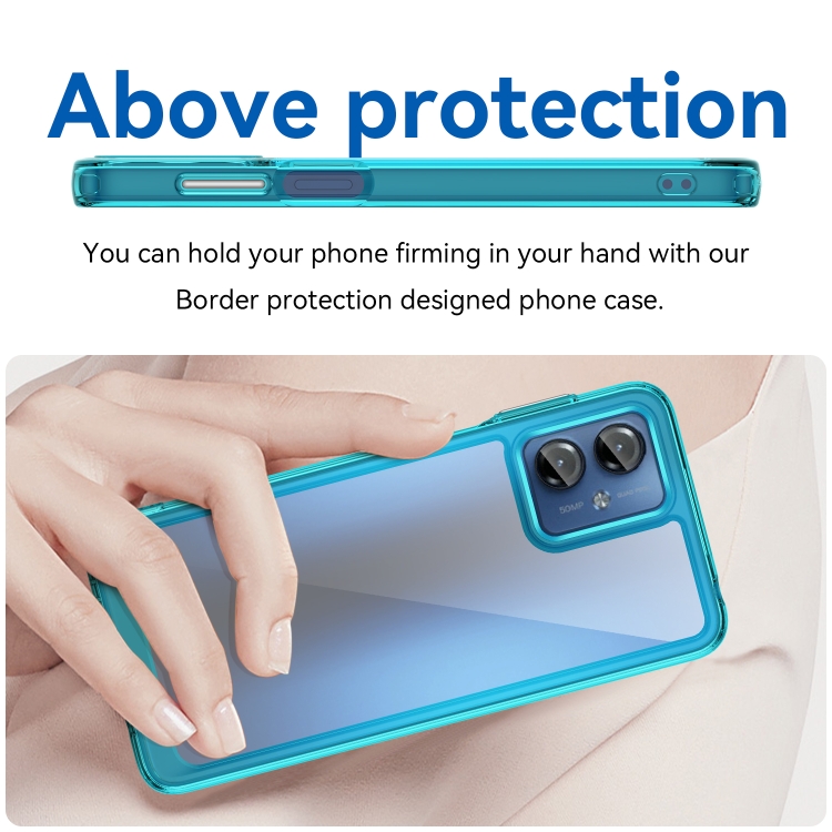 CRYSTAL Ochranný Kryt Pro Motorola Moto G14 Tyrkysový