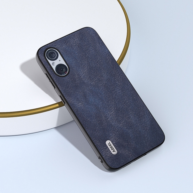 ABEEL LEATHER Obal Pro Sony Xperia 5 V Modrý