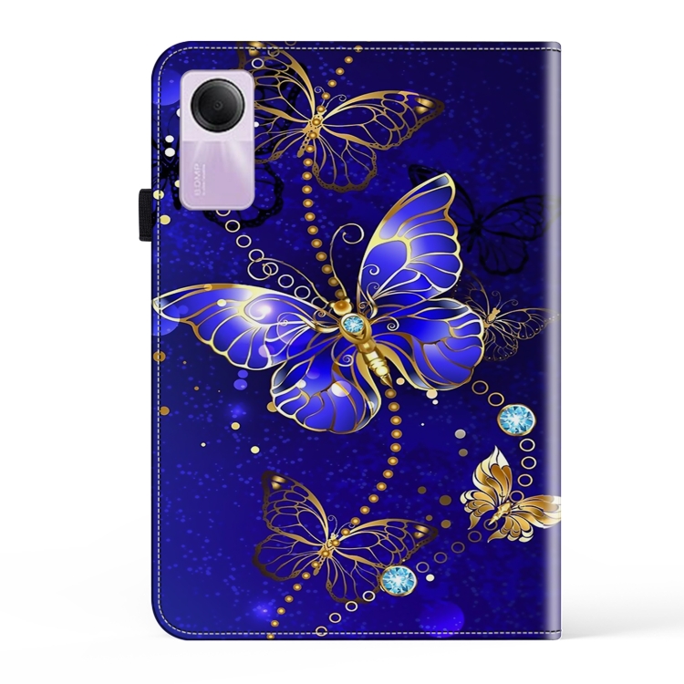 ART Zaklápěcí Pouzdro Pro Xiaomi Redmi Pad SE BLUE BUTTERFLIES