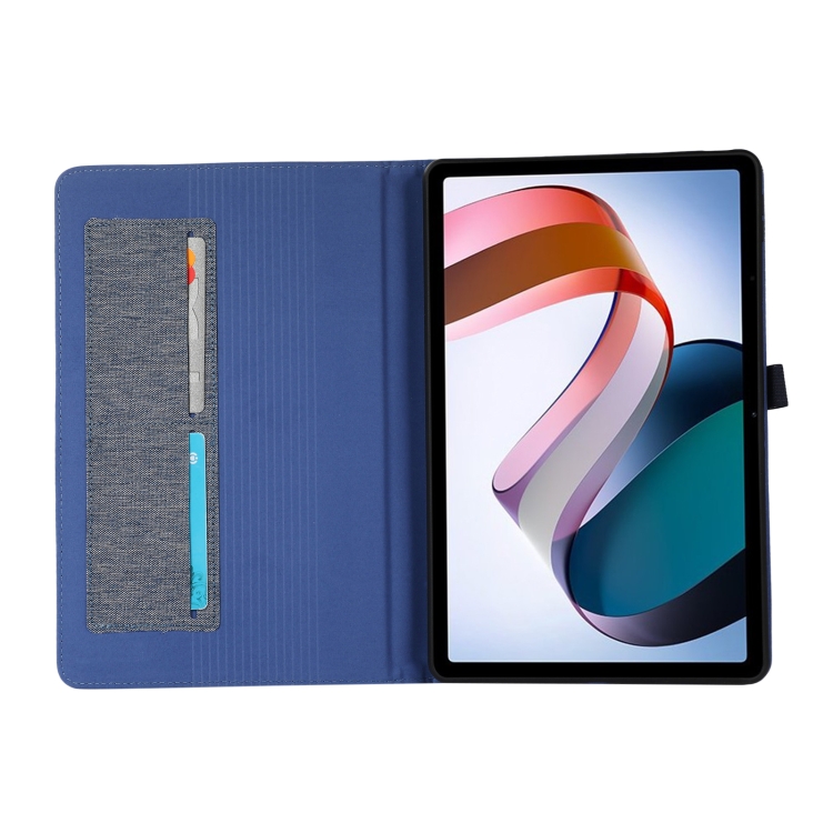 FABRIC Zaklápěcí Obal Pro Xiaomi Redmi Pad SE Modrý