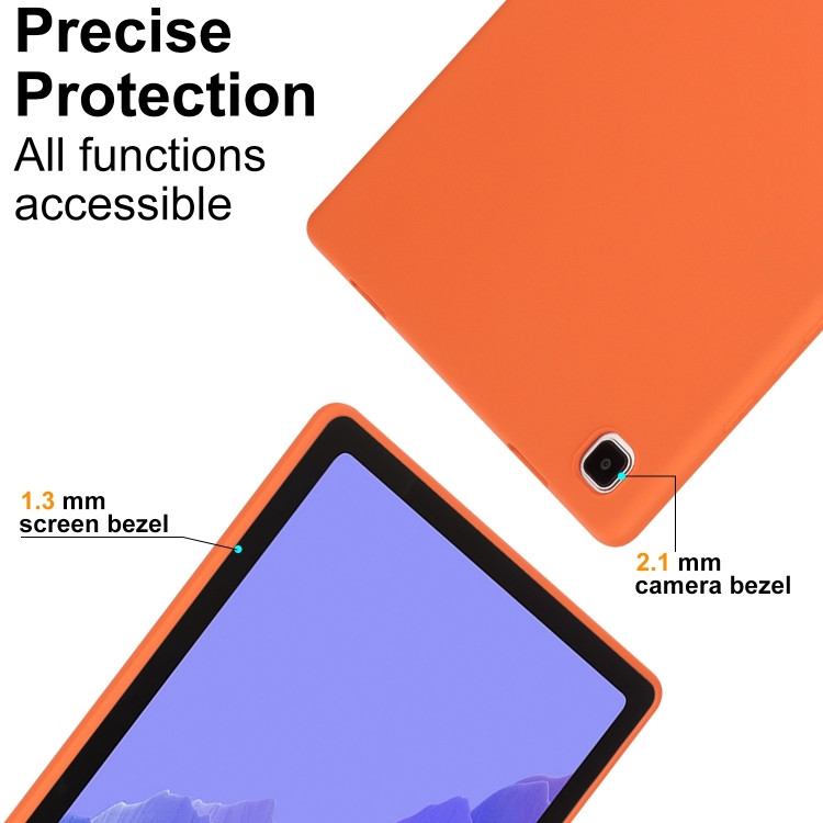 RUBBER Ochranný Kryt Pro Samsung Galaxy Tab A 8.0 2019 (T290/T295) Oranžový