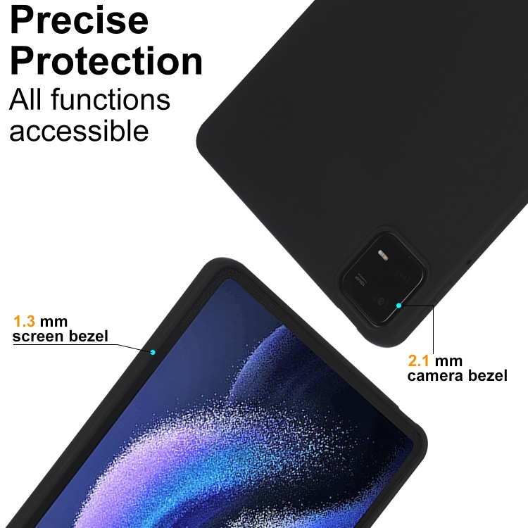 RUBBER Ochranný Kryt Pro Xiaomi Pad 6 / Pad 6 Pro černý