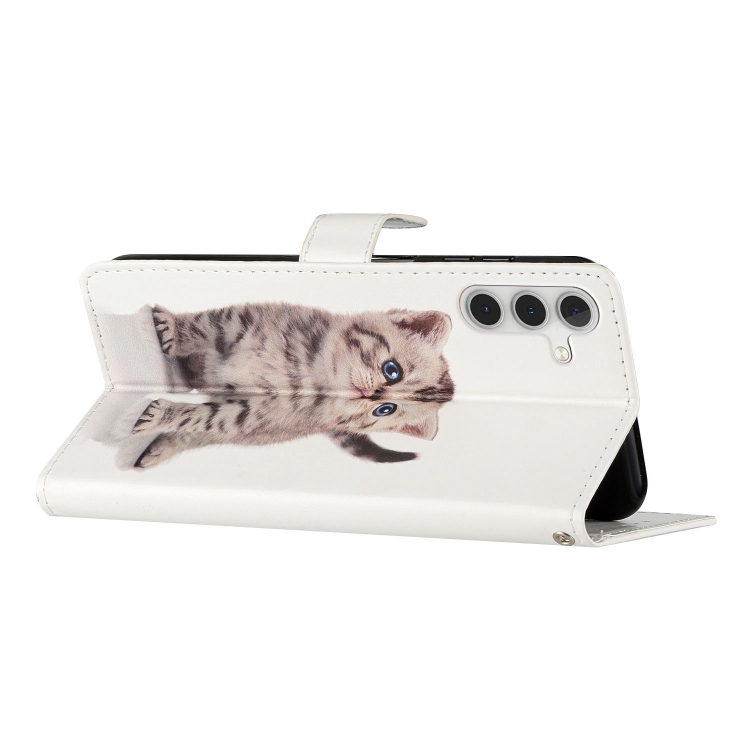 ART Peněženkový Kryt Pro Samsung Galaxy A05s LITTLE CAT