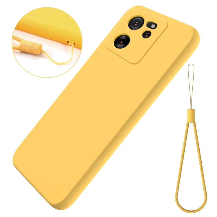 RUBBER Ochranný Kryt Pro Xiaomi 13T / 13T Pro žlutý