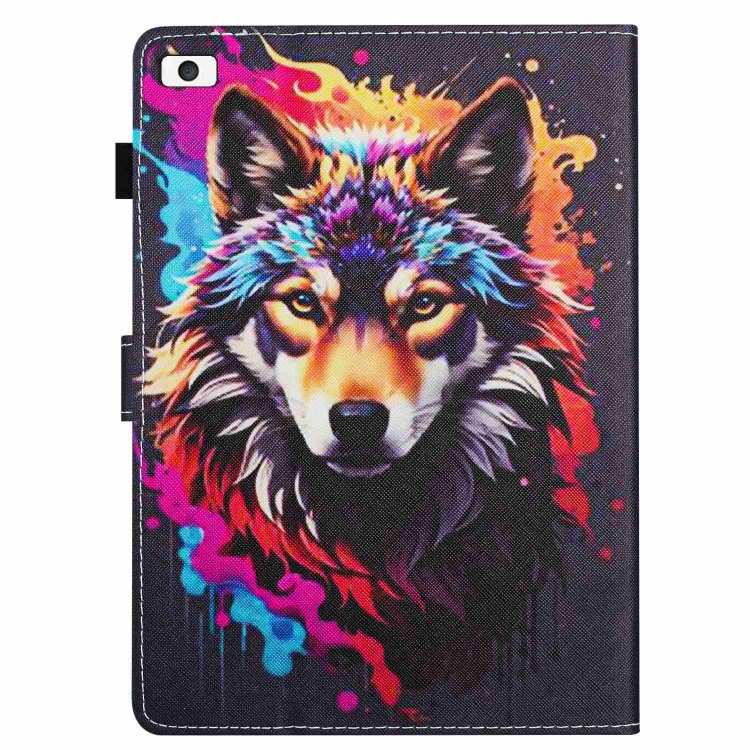 ART Zaklápěcí Pouzdro Pro Apple IPad Mini 5 2019 / IPad Mini 4 / 3 / 2 / 1 COLORFUL WOLF