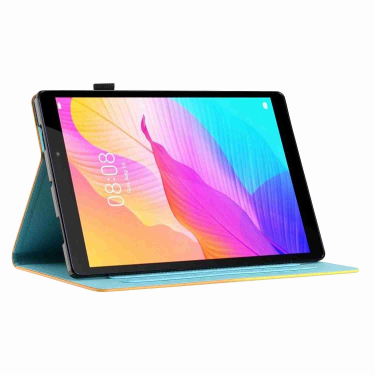 ART Zaklápěcí Pouzdro Pro Apple IPad Mini 5 2019 / IPad Mini 4 / 3 / 2 / 1 COLORFUL WOLF