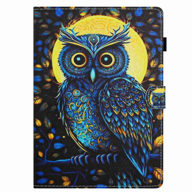 ART Zaklápěcí Pouzdro Pro Apple IPad 9.7 (2017) / 9.7 (2018) / IPad Air (1 / 2) BLUE OWL