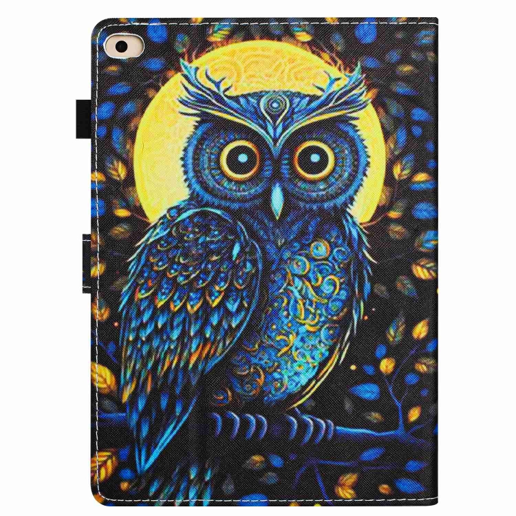 ART Zaklápěcí Pouzdro Pro Apple IPad 9.7 (2017) / 9.7 (2018) / IPad Air (1 / 2) BLUE OWL