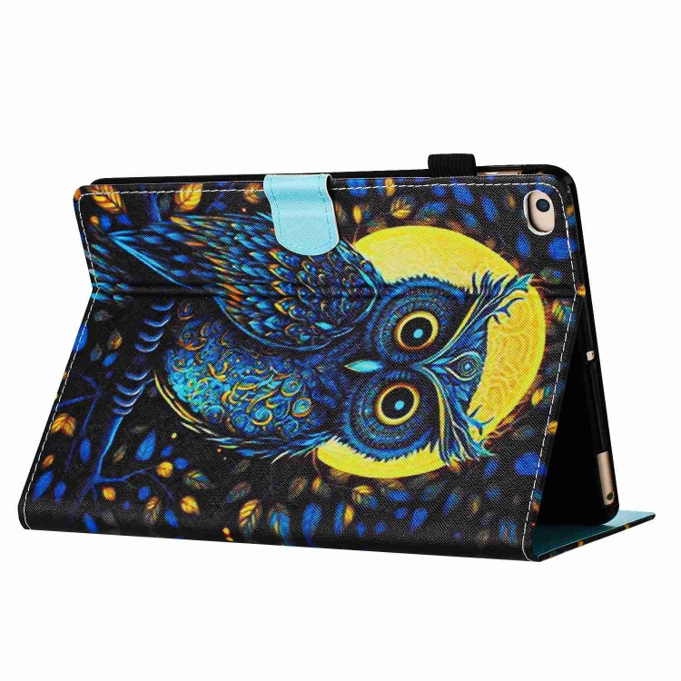 ART Zaklápěcí Pouzdro Pro Apple IPad 9.7 (2017) / 9.7 (2018) / IPad Air (1 / 2) BLUE OWL