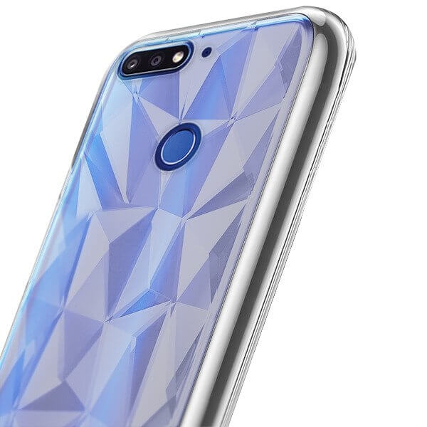 PRISM SERIES TPU Kryt Huawei Y7 Prime 2018 Průhledný