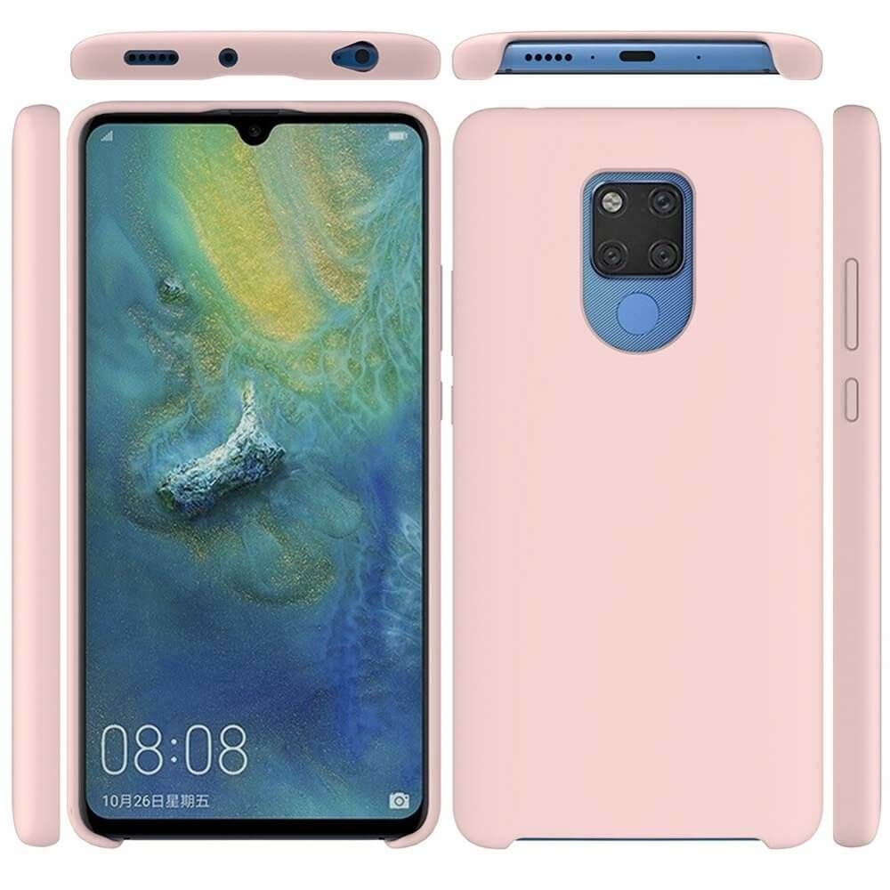 RUBBER Silikonový Obal Huawei Mate 20 Růžový