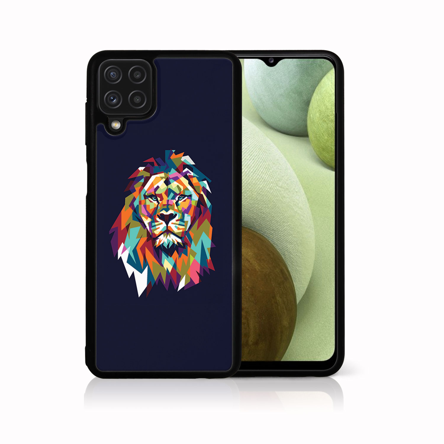 PROTEMIO 39387 MY ART Silikonový kryt Samsung Galaxy A12 / M12 LION (046)