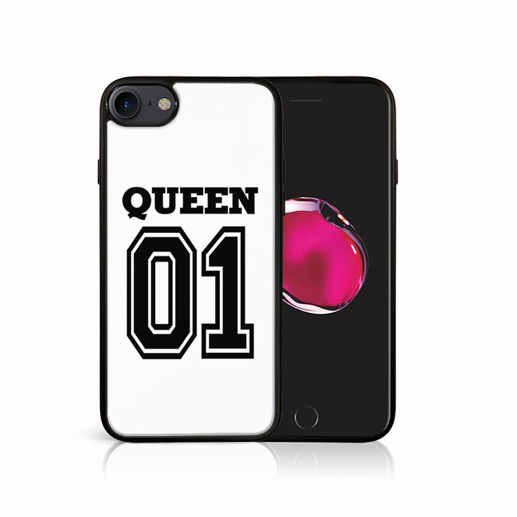 PROTEMIO 41315 MY ART Ochranný kryt Apple iPhone SE 2022 / 2020 / 7 / 8 QUEEN (030)